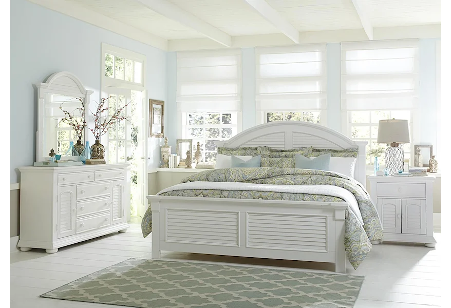 Summer House Queen Bedroom Group by Liberty Furniture at Esprit Decor Home Furnishings